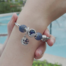 Jewdii 925スターリングシルバーブレスレットのチャームセット