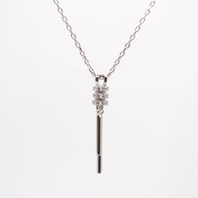 Jewdii 925 Silver Pendant Necklace with Cubic Zirconia