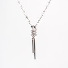 Jewdii 925 Silver Pendant Necklace with Cubic Zirconia