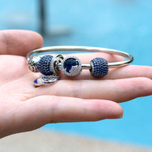 Jewdii 925スターリングシルバーブレスレットのチャームセット